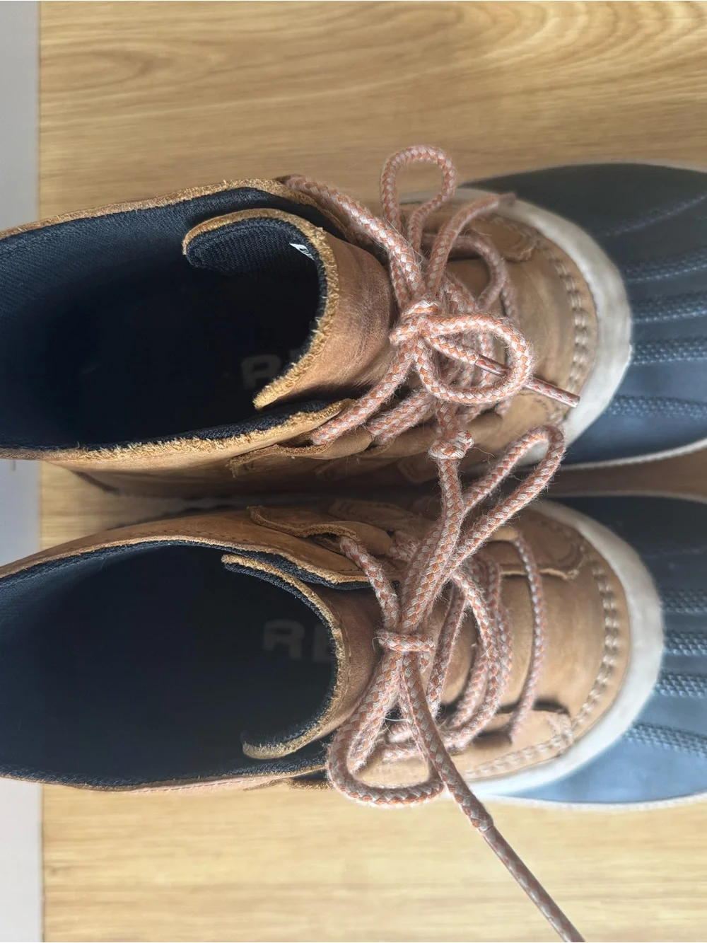 Women’s Sorel Out N About Waterproof Lace Up Winter Boots Brown and Black